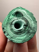 Load image into Gallery viewer, 4.1” High-Grade Malachite Stalactite “Cave” Formation | DR Congo | Mineral Collector Specimen