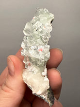 Load image into Gallery viewer, Gemmy Mine Green Radial Apophyllite on White Stilbite & Apophyllite | Deccan Traps, Maharashtra, India