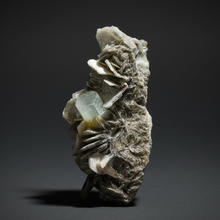 Load image into Gallery viewer, Premium Aquamarine with Mica on Matrix Collector Mineral Specimen – Nagar Valley, Pakistan