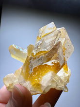 Load image into Gallery viewer, High Grade Golden Iron-Stained Himalayan Quartz Cluster | Rare Pakistan Mineral Specimen | Collector Display Crystal
