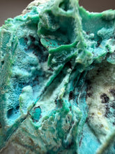 Load image into Gallery viewer, 4” Polished Native Copper in Chrysocolla — Display Specimen (Indonesia)
