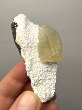 Load image into Gallery viewer, Rare Druzy Golden “Diamond” Calcite on Zeolite Matrix — Maharashtra, India | Collector Cabinet Specimen