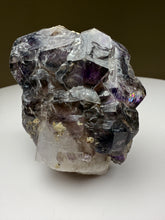 Load image into Gallery viewer, Elestial Smokey Amethyst Cluster as Secondary Quartz Growth • Brazil