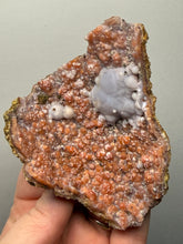Load image into Gallery viewer, “Goblin Chalcedony” Pink & Orange Druzy Botryoidal Stalactites — Tichka Massif, High Atlas, Morocco