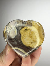 Load image into Gallery viewer, Cobra Jasper Puff Heart from India • High Grade