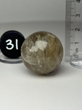 Load image into Gallery viewer, Golden Rutile Quartz (AKA Golden Angel Hair Quartz) Sphere