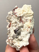 Load image into Gallery viewer, High-Grade Naturally Faceted Red Spessartine Garnet on Matrix — Skardu, Pakistan