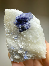 Load image into Gallery viewer, Afghan Lazurite Specimen | Deep Blue Lapis-Grade Crystal on Matrix | Collector Display Mineral