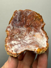 Load image into Gallery viewer, “Goblin Chalcedony” Pink & Orange Druzy Botryoidal Stalactites — Tichka Massif, High Atlas, Morocco