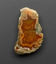 Load image into Gallery viewer, Moroccan Red and Orange Banded Agate Sahara | High Atlas | Polished