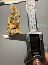 Load image into Gallery viewer, Hessonite Garnet Cluster on Matrix – Natural Collector Specimen from Pakistan | High-Grade Orange-Red Garnet Crystals