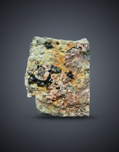 Load image into Gallery viewer, Gemmy Green Garnet on Matrix – Pakistan Collector Specimen
