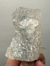 Load image into Gallery viewer, Druzy Chalcedony Stalactites with Druzy Clear Apophyllite | Maharashtra, India