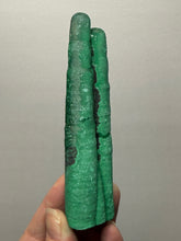 Load image into Gallery viewer, 4.9” High-Grade Malachite Stalactite “Cave” Formation | DR Congo | Mineral Collector Specimen | REPAIRED