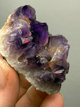 Load image into Gallery viewer, Premium Hematite-Phantom Deep Magenta Ametrine Cluster | Deccan Traps, India | Collector Mineral Specimen