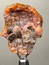 Load image into Gallery viewer, “Goblin Chalcedony” Pink and Red Druzy Botryoidal Stalactites — Tichka Massif, High Atlas, Morocco