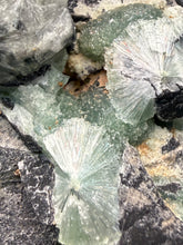 Load image into Gallery viewer, High-Grade Green Wavellite Collectors Specimen - Radiating Botryoidal Crystal Formation - Arkansas, USA