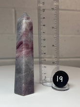 Load image into Gallery viewer, Blue Rose Quartz Obelisk Tower from Brazil • High Grade