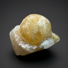 Load image into Gallery viewer, Rare Botryoidal Yellow Fluorite on Quartz Matrix Collector Mineral Specimen – Maharashtra, India