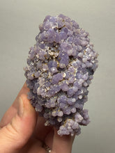 Load image into Gallery viewer, 3.7” Indonesian Grape Agate (Radial Spray Terminated Quartz) Display Specimen | Mamuju, West Sulawesi, Indonesia