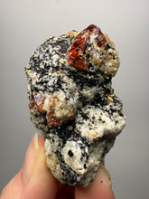 Load image into Gallery viewer, Naturally Faceted Zircon Crystal on Pegmatite–Biotite Matrix • Pakistan Mineral Specimen