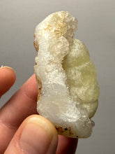 Load image into Gallery viewer, Rare Botryoidal Yellow Fluorite on Quartz Matrix Collector Mineral Specimen – Maharashtra, India
