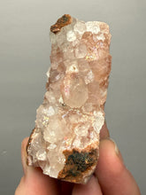 Load image into Gallery viewer, Pink Apophyllite on Red & Green Heulandite – Deccan Traps, Maharashtra, India