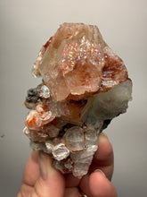Load image into Gallery viewer, Rare Red + Green Apophyllite Crystal Cluster – High Grade Collector Mineral Specimen | India
