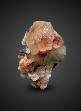 Load image into Gallery viewer, Rare Red + Green Apophyllite Crystal Cluster – High Grade Collector Mineral Specimen | India