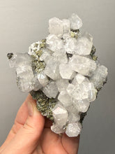 Load image into Gallery viewer, 4.5” New Find: Huanzala Mine Peru Sphalerite + Chalcopyrite + Apatite + Calcite + Quartz | Collector Display Specimen