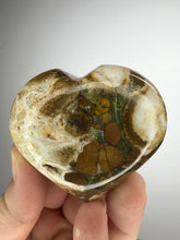 Load image into Gallery viewer, Cobra Jasper Puff Heart from India • High Grade