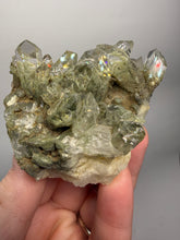 Load image into Gallery viewer, Chlorite-Included Quartz Cluster (Green Phantom Quartz) | Pakistan Mineral Specimen