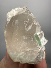 Load image into Gallery viewer, Pink Morganite, Mint Green Tourmaline, Purple Lepidolite in Shiny Quartz – Pegmatite Mineral Specimen from Pakistan