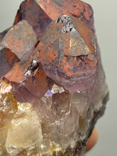 Load image into Gallery viewer, Premium Hematite-Phantom Deep Magenta Ametrine Cluster | Deccan Traps, India | Collector Mineral Specimen