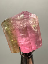Load image into Gallery viewer, Raw Bi-Color Pink and Green Tourmaline Crystal Specimen | Ocean View Mine, Pala, California, USA