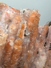 Load image into Gallery viewer, “Goblin Chalcedony” Pink & Orange Druzy Botryoidal Stalactites — Tichka Massif, High Atlas, Morocco
