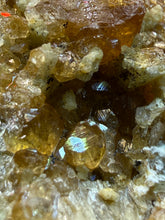 Load image into Gallery viewer, Hessonite Garnet Cluster on Matrix – Natural Collector Specimen from Pakistan | High-Grade Orange-Red Garnet Crystals