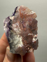 Load image into Gallery viewer, Premium Hematite-Phantom Deep Magenta Ametrine Cluster | Deccan Traps, India | Collector Mineral Specimen