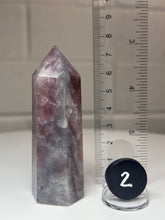 Load image into Gallery viewer, Blue Rose Quartz Obelisk Tower from Brazil • High Grade