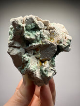 Load image into Gallery viewer, High-Grade Green Wavellite Collectors Specimen - Radiating Botryoidal Crystal Formation - Arkansas, USA