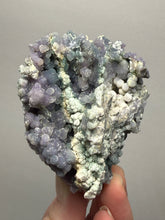 Load image into Gallery viewer, 3.8” Indonesian Grape Agate (Radial Spray Terminated Quartz) Display Specimen | Mamuju, West Sulawesi, Indonesia