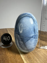 Load image into Gallery viewer, Lingam - Blue Opal with Chalcedony from India