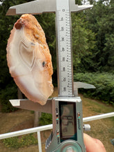 Load image into Gallery viewer, Rare Moroccan White Agate w Incredible Parallax Collected by Indigenous Nomads | Ancient Beauty from the Sahara