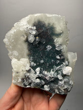 Load image into Gallery viewer, Rare Druzy Forest Green Apophyllite on Matrix | Mineral Cabinet Specimen | Deccan Traps, Maharashtra, India