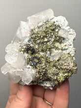 Load image into Gallery viewer, 3.3” New Find: Huanzala Mine Peru Sphalerite + Chalcopyrite + Apatite + Calcite + Quartz | Collector Display Specimen
