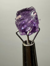 Load image into Gallery viewer, Rhodochrosite + Quartz on Purple Isometric Fluorite (Thumbnail Specimen) | Wutong Mine, China