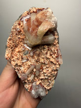 Load image into Gallery viewer, Rare Red Druzy Apophyllite with Red Stilbite Cluster | India | Collector Mineral Specimen