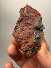 Load image into Gallery viewer, Brochantite Collector Mineral Specimen – Vivid Green Copper Crystals from Morocco