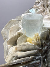 Load image into Gallery viewer, Premium Aquamarine with Mica on Matrix Collector Mineral Specimen – Nagar Valley, Pakistan