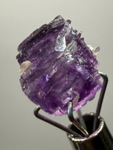 Load image into Gallery viewer, Rhodochrosite + Quartz on Purple Isometric Fluorite (Thumbnail Specimen) | Wutong Mine, China